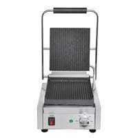 Buffalo Bistro Single Contact Grill - Ribbed