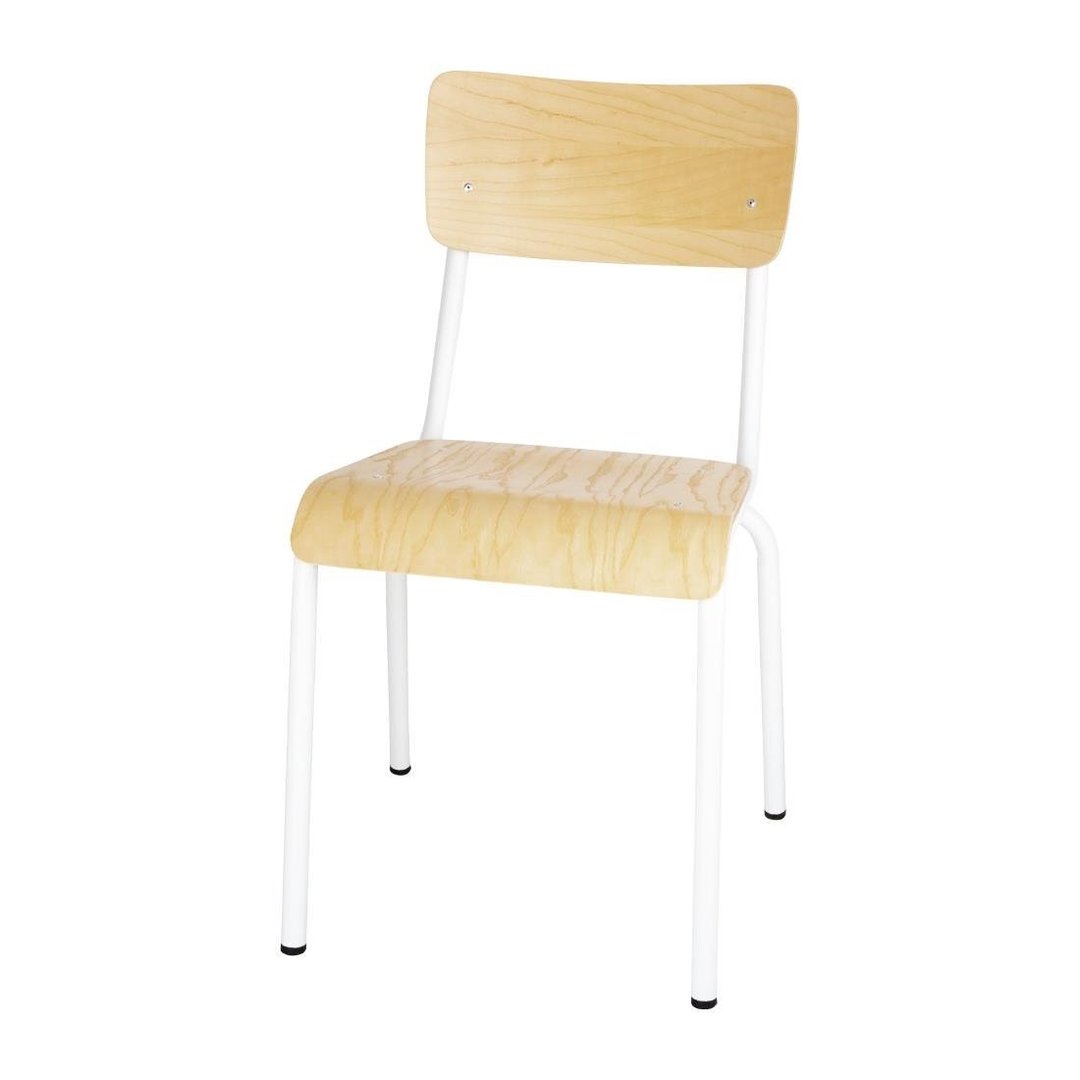 Bolero Cantina Side Chair - White (Box 4)