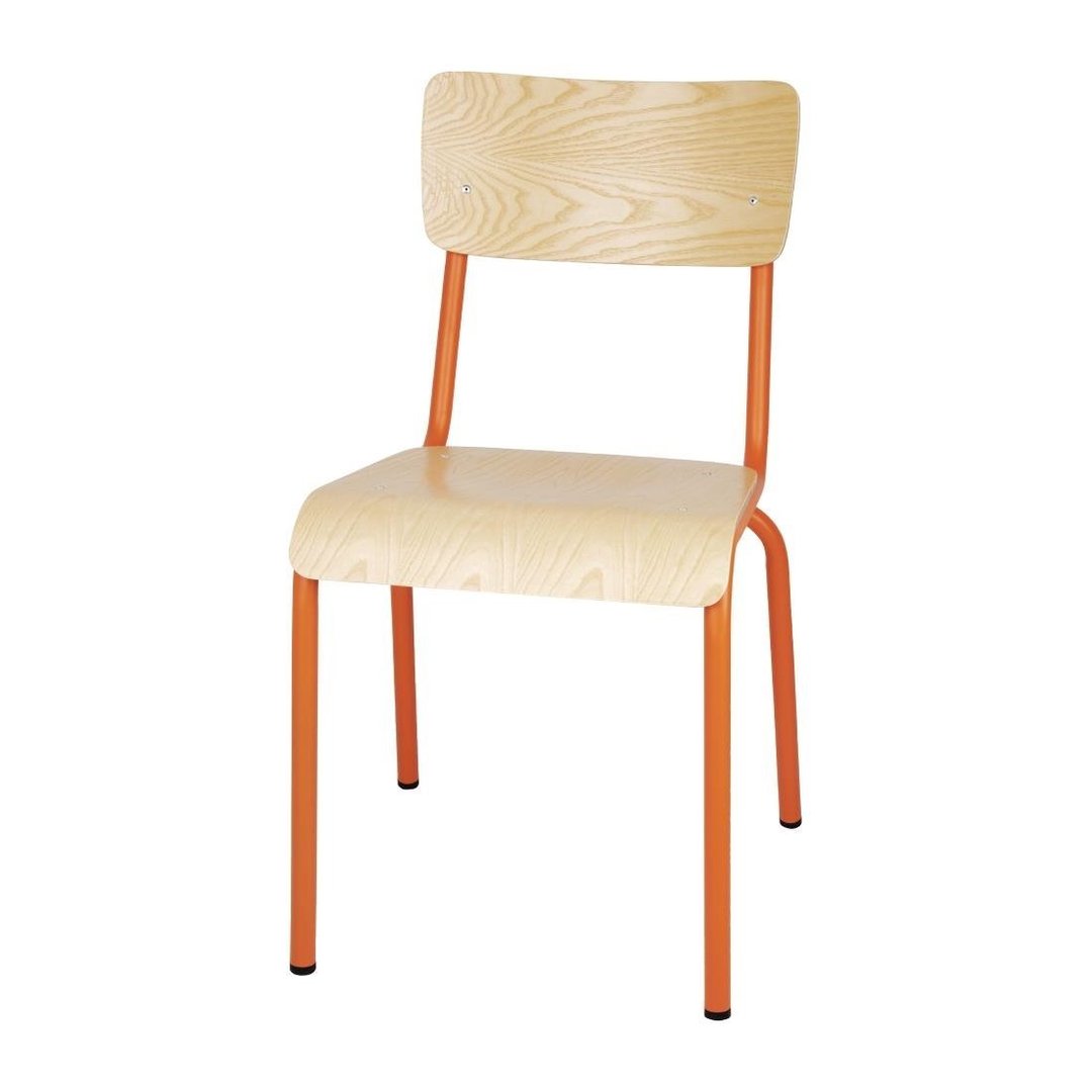 Bolero Cantina Side Chair - Orange (Box 4)
