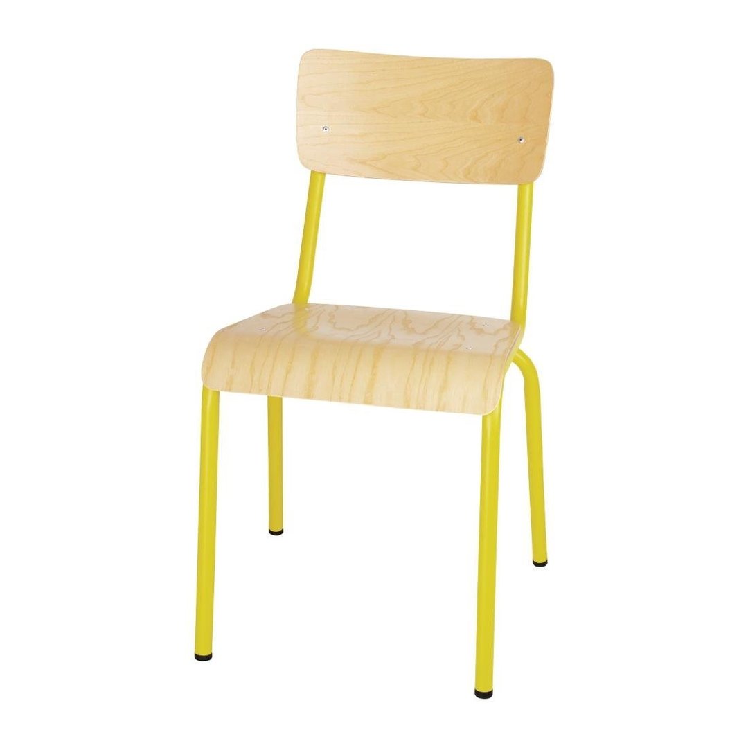 Bolero Cantina Side Chair - Yellow (Box 4)