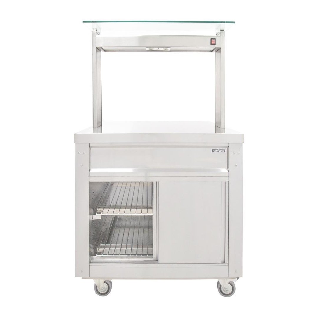 Parry FS-A3 Ambient Cupboard with Plain Top, LED Gantry & Trayslide - 1160mm