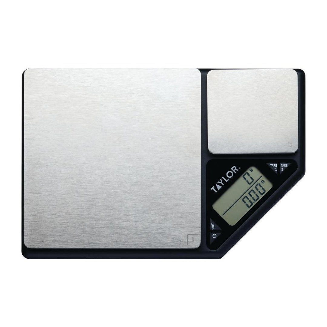 Taylor Pro Dual Platform Digital Kitchen Scale - 5kg/500g