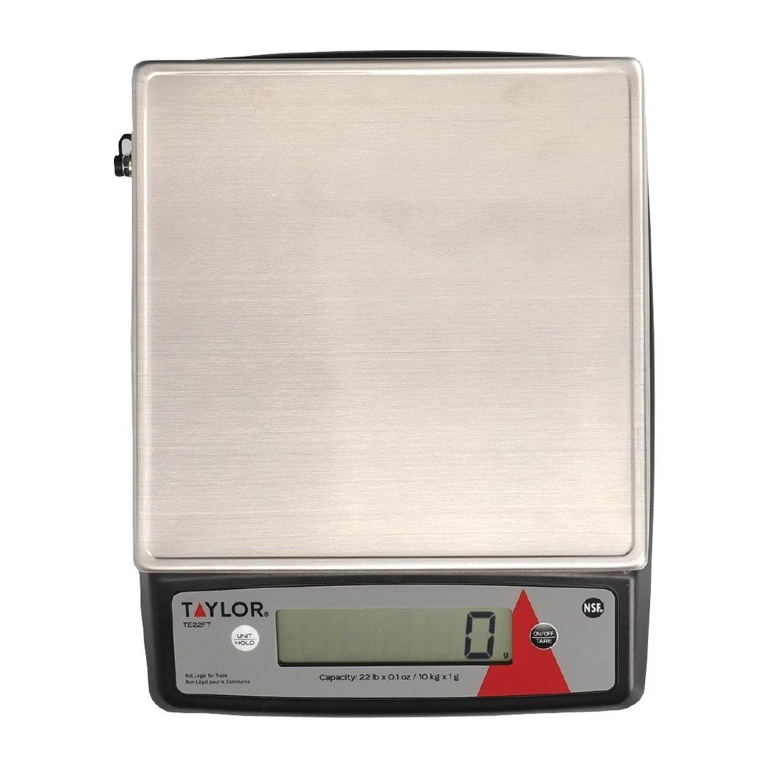 Taylor Stainless Steel Digital Portion Control Heavy Duty Kitchen Scale - 10kg