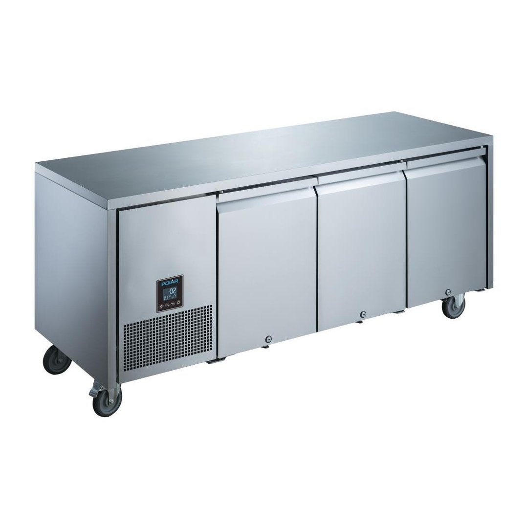 Polar U-Series Premium 3 Door Counter Refrigerator - 307Ltr