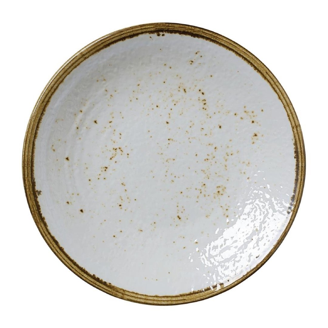 Steelite Craft White Melamine Plate Coupe 25.4cm (10") (Box 6)
