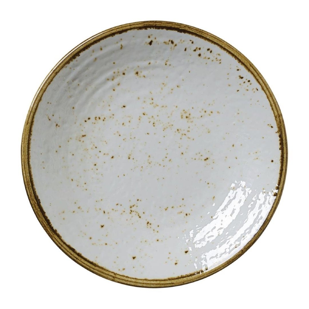 Steelite Craft White Melamine Plate Coupe 21cm (8 1/4") (Box 6)