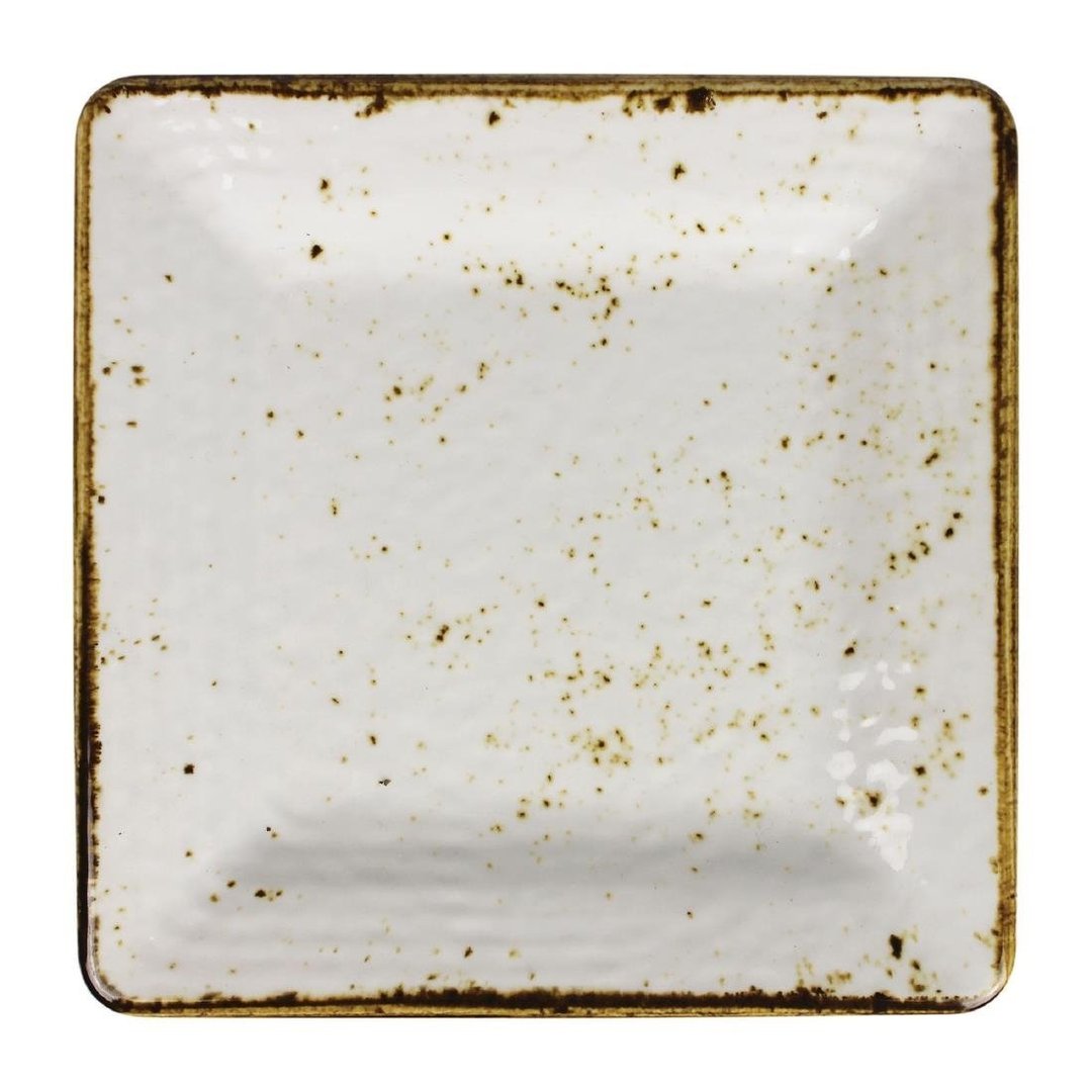 Steelite Craft White Melamine Square 22.8cm x 22.8cm (9" x 9") (Box 6)