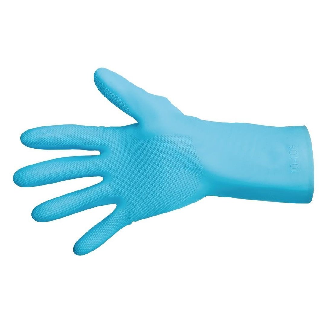 Mapa Vital 117 Blue Liquid Proof Light Duty Janitorial Gloves