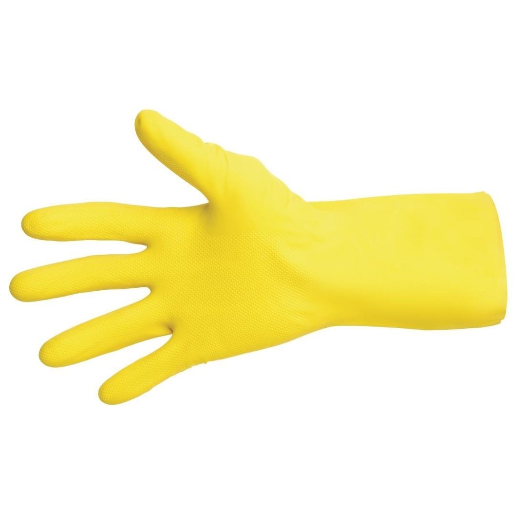 Mapa Vital 124 Yellow Liquid Proof Light Duty Janitorial Gloves
