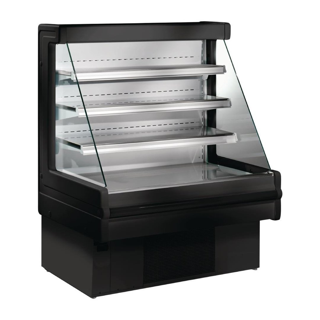 Zoin Mandy Multideck Display Chiller Black with Night Curtain