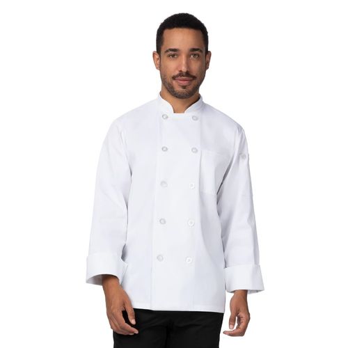 Chef Works White Le Mans Recycled Chef Jacket - White