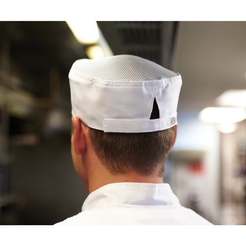 Chef Works Recycled Cool Vent Beanie - White