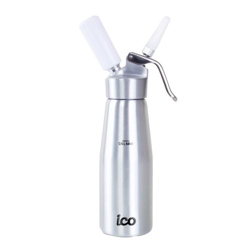 ICO Aluminium Whipped Cream Dispenser Silver - 500ml