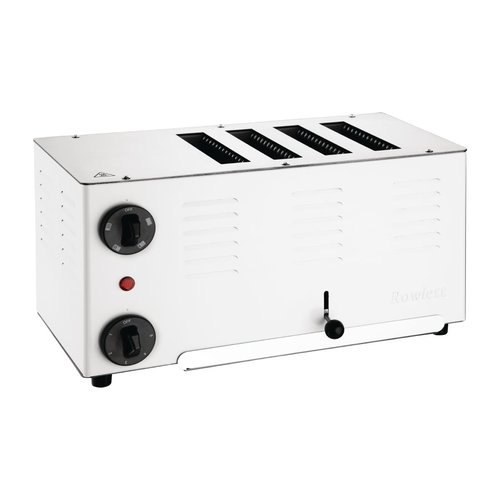 Rowlett Regent 4 Slot Toaster White with Spare Elements