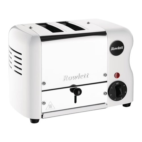 Rowlett Esprit 2 Slot Toaster White with Elements & Sandwich Cage
