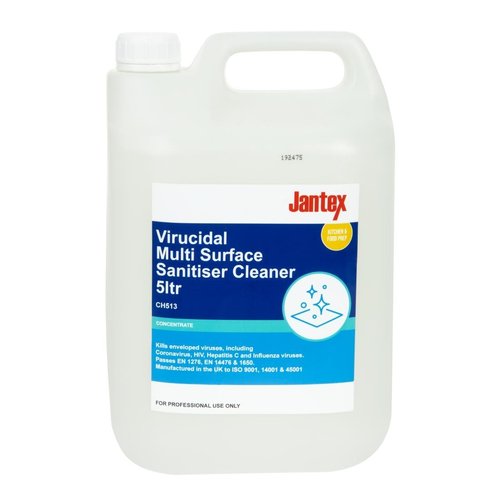 Jantex Concentrate Virucidal Surface Sanitiser - 5Ltr