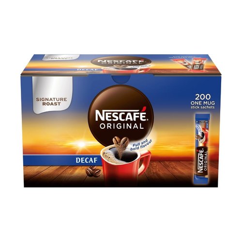 Nescafe Classic Decaf Instant Coffee Sticks - 1.8g (Pack 200)