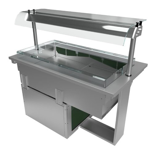 Moffat Drop-In Range Refrigerated Well Curved Glass Open Front Size 3