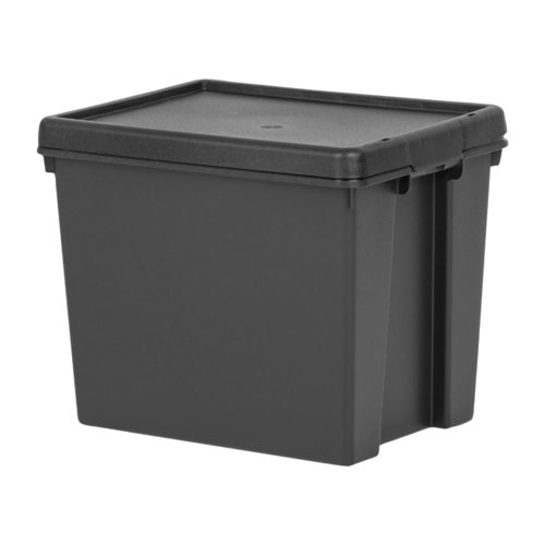 Wham Bam Recycled Black Box & Lid - 24Ltr