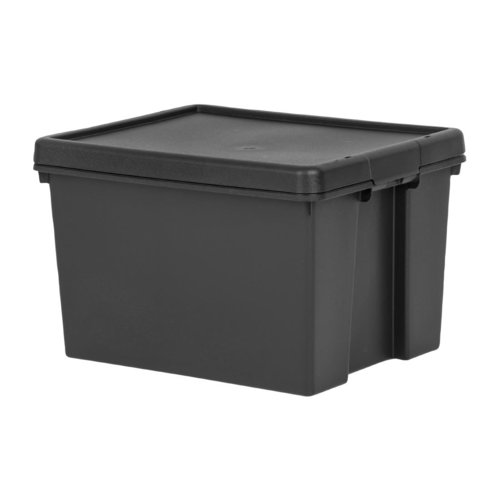 Wham Bam Recycled Black Box & Lid - 45Ltr