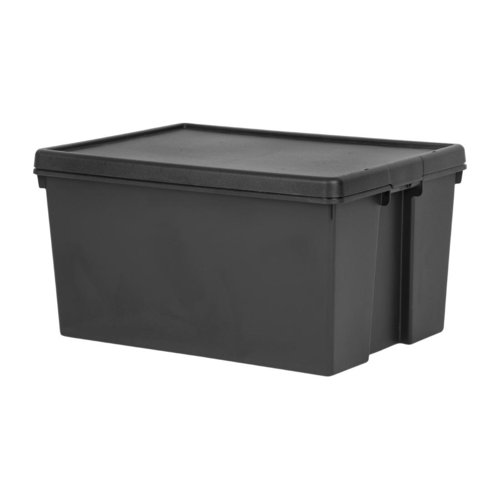 Wham Bam Recycled Black Box & Lid - 96Ltr