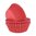 PME Block Colour Cupcake Cases Red (Pack 60)