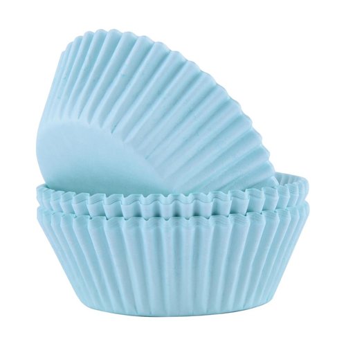 PME Block Colour Cupcake Cases Mint Green (Pack 60)