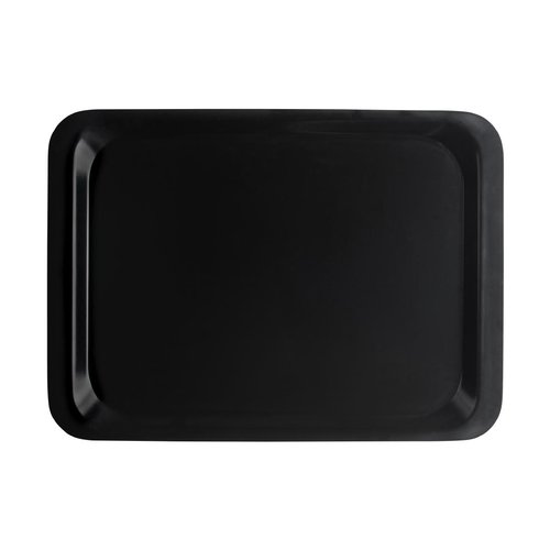 Capri Tray Black Smooth Surface - 340x460mm