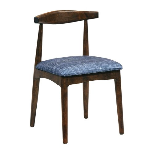 Aust Dining Chair Vtage with Helbeck Midnight Seat (Pair)