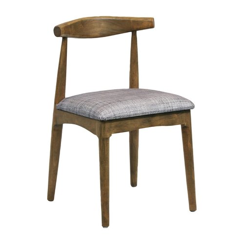 Aust Dining Chair Weathered Oak with Helbeck Charcoal Seat (Pair)