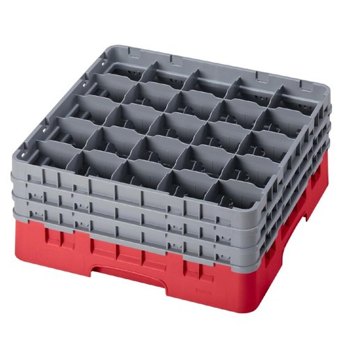 Cambro Camrack Red 25 Compartments - 197mm (B2B)
