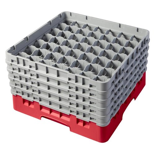 Cambro Camrack Red 49 Compartments - 258mm (B2B)