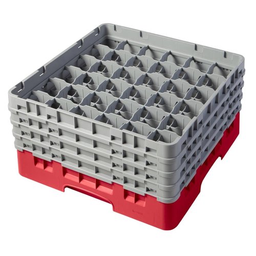 Cambro Camrack Red 36 Compartments - 215mm (B2B)