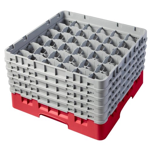 Cambro Camrack Red 36 Compartments - 258mm (B2B)