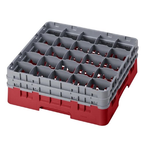 Cambro Camrack Red 25 Compartments - 156mm (B2B)