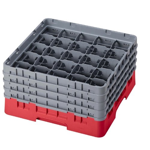 Cambro Camrack Red 25 Compartments - 215mm (B2B)