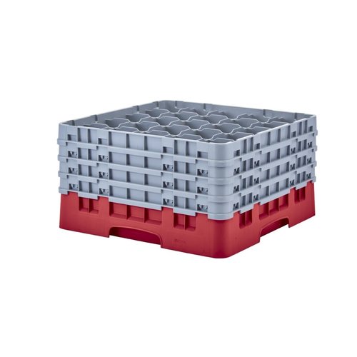 Cambro Camrack Red 25 Compartments - 238mm (B2B)