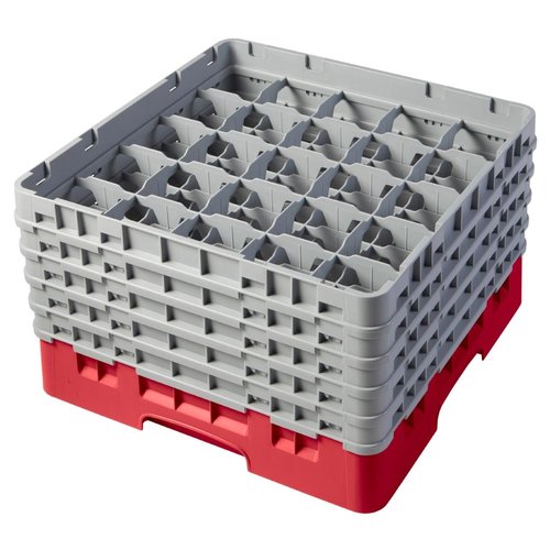 Cambro Camrack Red 25 Compartments - 258mm (B2B)