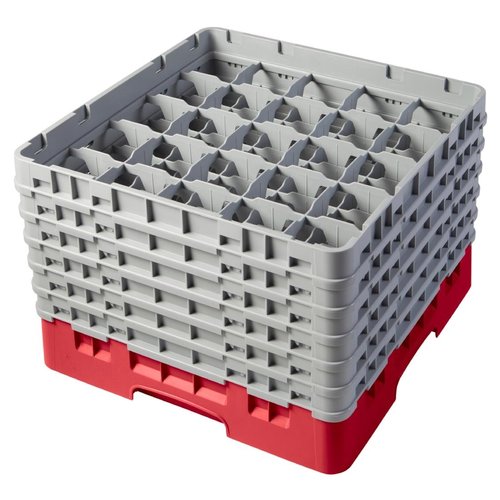 Cambro Camrack Red 25 Compartments - 298mm (B2B)