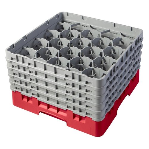 Cambro Camrack Red 20 Compartments - 258mm (B2B)