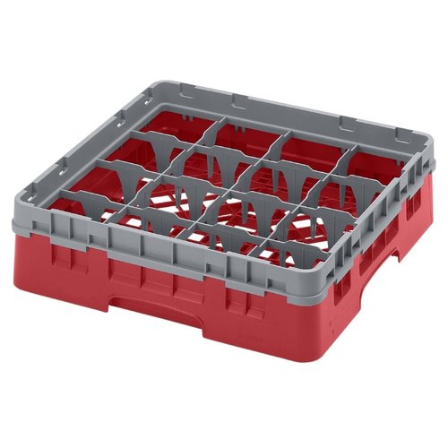 Cambro Camrack Red 16 Compartments - 92mm (B2B)