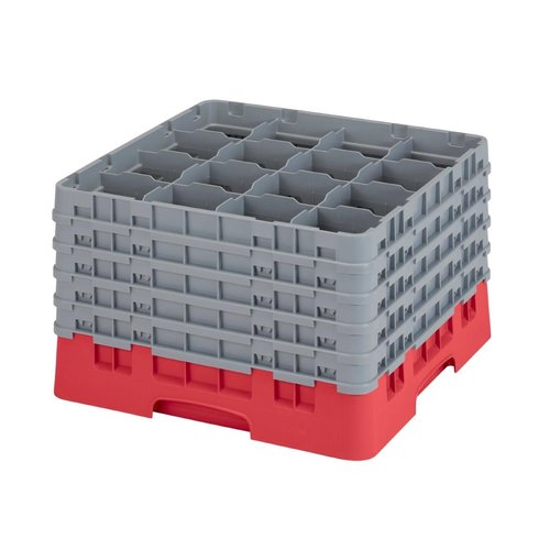 Cambro Camrack Red 16 Compartments - 279mm (B2B)