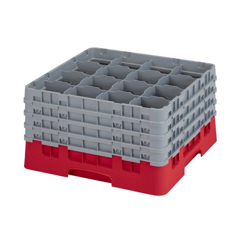 Cambro Camrack Red 16 Compartments - 238mm (B2B)