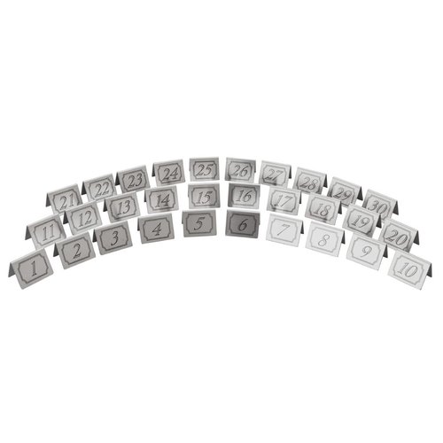 Beaumont 21-30 Table Numbers Stainless Steel (B2B)