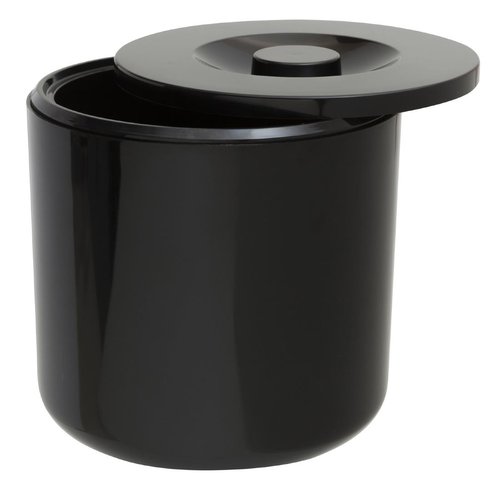 Beaumont Insulated Round Ice Bucket Black