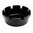 Beaumont Black Bakelite Crown Style Ashtray (Pack 10) 101mm (B2B)