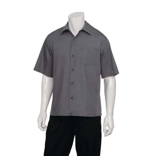 Chef Works Unisex Cool Vent Chefs Shirt - Grey
